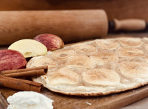 Flammenkuchen Apfel - Zimt