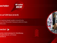 Wir suchen Aushilfen auf 520&euro; Basis (m/w/d)