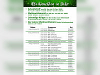 Weihnachten in Lahr 2025. &Uuml;berblick zum Adventsprogramm