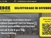 Mehr Platz f&uuml;r Ihr Leben &ndash; DIEBOX Selfstorage in Offenburg