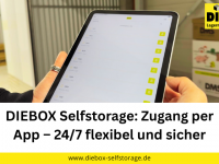 DieBOX Selfstorage: Zugang per App &ndash; 24/7 flexibel und sicher