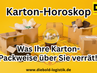 Was Ihre Karton-Packweise &uuml;ber Sie verr&auml;t! Das gro&szlig;e DMS Diebold Karton-Horoskop.