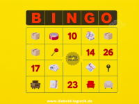 Bingo! Diese S&auml;tze kennt jeder beim Umzug - Das DMS Diebold Umzugs-Bingo