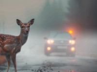 Bambi auf der Stra&szlig;e: Was tun, wenn&rsquo;s im Nebel kracht?