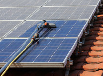 Reinigung von Photovoltaikanlagen