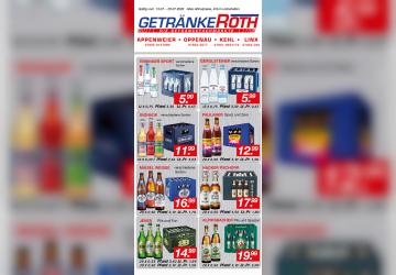 Sommeraktion bei Getr&auml;nke Roth: Bier, Wein und Spirituosen jetzt g&uuml;nstiger