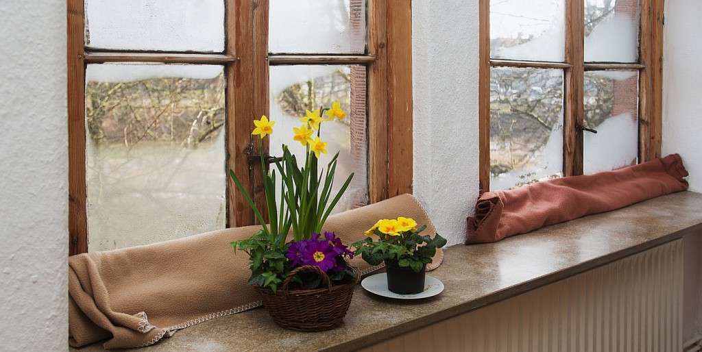 Holzfenster mit und ohne Dichtungen