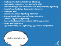 Stellenangebote und Arbeitspl&auml;tze zu vergeben (m/w/d)