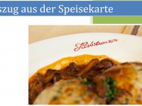 Unsere Speiskarte