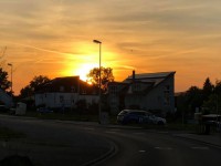 Was f&uuml;r ein Sonnenuntergang!