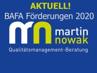 Achtung! BAFA F&ouml;rderungen 2020!