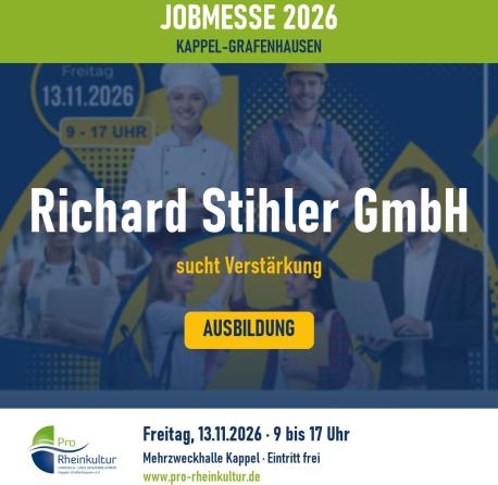 Richard Stihler GmbH sucht Azubis als Industriemechaniker und Beh&auml;lter- und Apparatebauer (m/w/d)