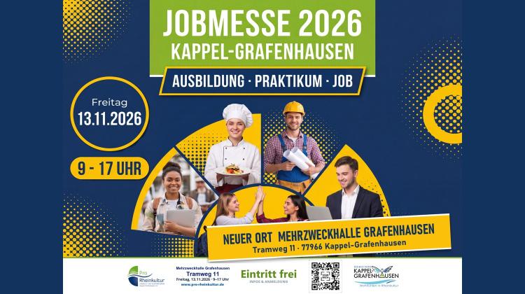 Jobmesse am 13. November jetzt in der Mehrzweckhalle Grafenhausen