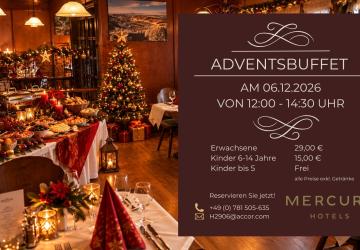 Adventsbuffet 06.12.2026