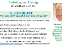 Vortrag "GESUNDHEIT" 