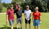Gl&uuml;ckliche Teilnehmer des Golfturniers 