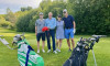 Gl&uuml;ckliche Teilnehmer des Golfturniers 
