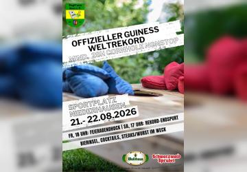 28 Stunden nonstop: Vier Ruster wollen den Cornhole-Weltrekord