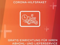 Gratis Einrichtung f&uuml;r Ihren Abhol- und Lieferservice