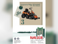T&uuml;rchen 3. Husqvarna Rider R216AWD