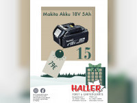 T&uuml;rchen 15. Makita Akku 18V 5Ah