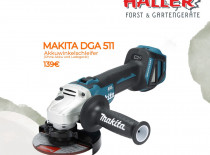 Makita DGA 511 Akkuwinkelschleifer &ndash; 139 &euro;