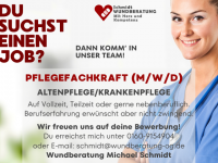 Werde Teil unseres Teams! Pflegefachkraft (m/w/d) gesucht