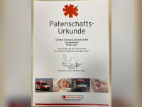 Patenschafts-Urkunde