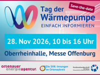 SHK-Innung ist beim &bdquo;Tag der W&auml;rmepumpe&ldquo; 2026 in Offenburg dabei