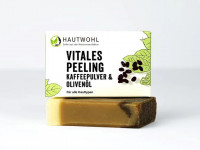 Vitales Peeling Kaffeeseife gegen Ger&uuml;che und Schmutz