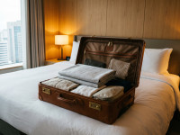 Erdung auf Reisen: Wie ein Schlafsack das Hotelbett aufwertet