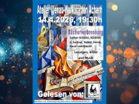 Wenn B&uuml;cher brennen: Ein Abend f&uuml;r die Freiheit des Wortes