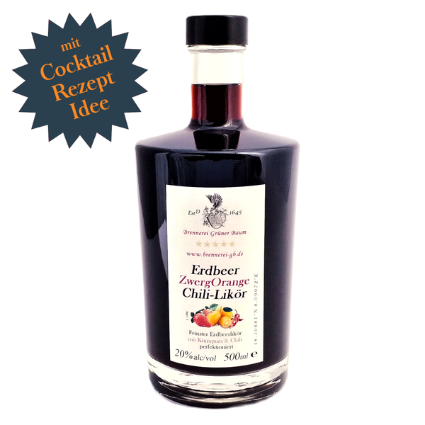 Erdbeer-Orangen-Chili-Lik&ouml;r 20 % vol.